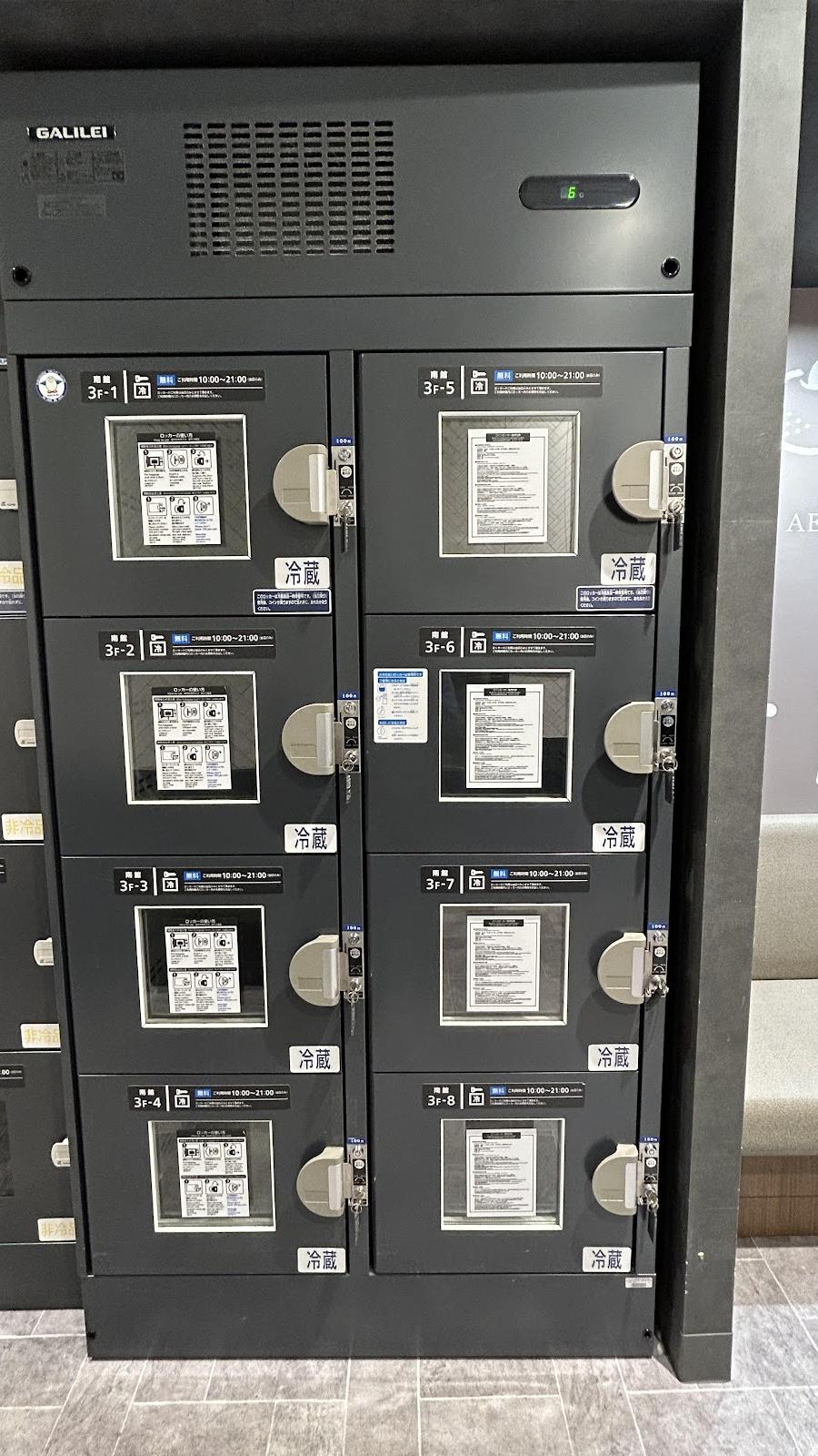 Shin-Rifu Station Lockers