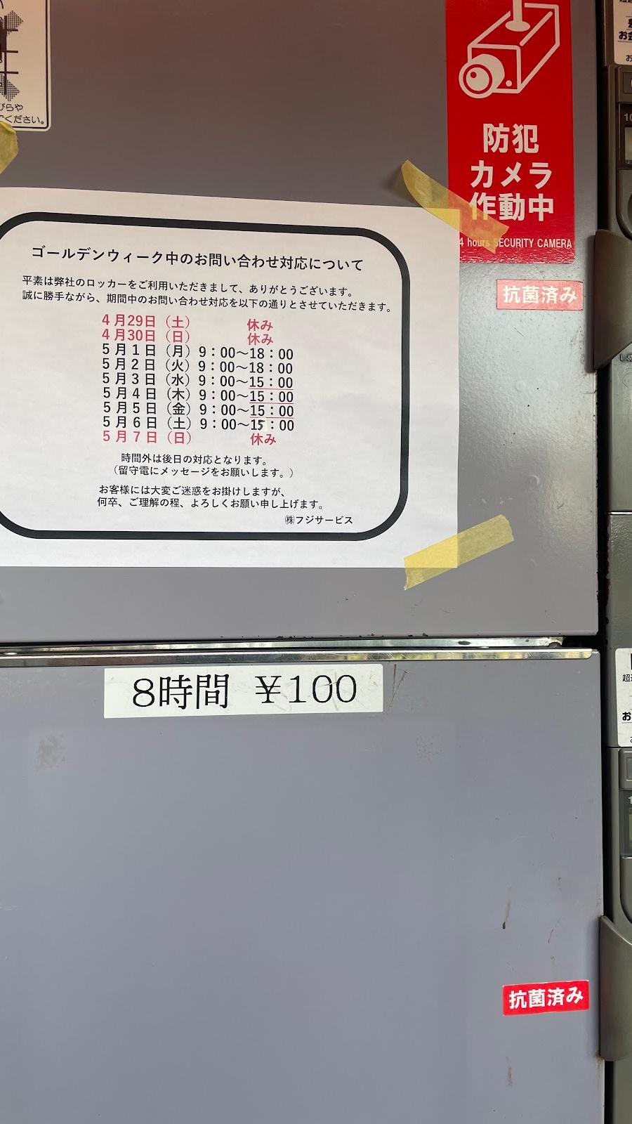 Ueno Station Lockers